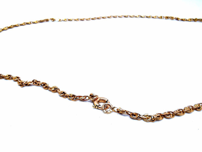 Collier Collier maille en or jaune 18 carats 58 Facettes 930252CN