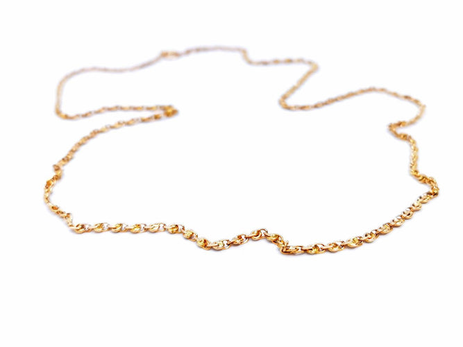 Collier Collier maille en or jaune 18 carats 58 Facettes 930252CN