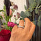 Bague 54.5 Bague entourage en or jaune et blanc 14k et diamants 58 Facettes 65A985610E5E486691ECF2936B872A70