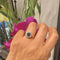 Bague 53 Bague cluster saphir et diamants en or jaune et blanc 18k 58 Facettes EE8563BA34EE40D6BFFF145C5731449E