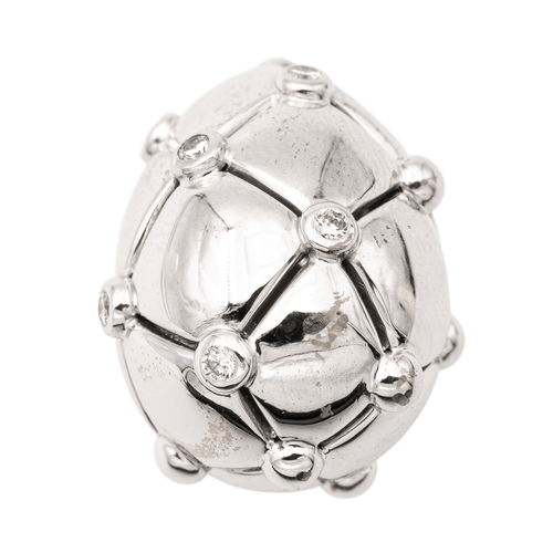 Pendentif Avakian - Pendentif en or blanc 18 carats et diamants 58 Facettes 949240CN