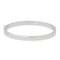 Bracelet Bracelet rigide ouvrant en or blanc 18 carats et palladium 58 Facettes 968092CN