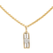 Collier Collier - Chaîne maille jaseron et pendentif en or jaune et diamants 58 Facettes 978809CD