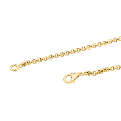 Collier Collier - Chaîne maille jaseron et pendentif en or jaune et diamants 58 Facettes 978809CD