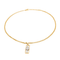 Collier Collier - Chaîne maille jaseron et pendentif en or jaune et diamants 58 Facettes 978809CD