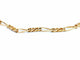 Collier Collier sautoir en or jaune 18 carats maille alternée 58 Facettes 978811CD