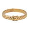 Bracelet Bracelet jonc rigide ovale en or jaune 18 carats 58 Facettes 978815CD