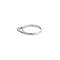 Bague 59 Bague solitaire en or blanc 18 carats et diamants 58 Facettes BO/240010 RIV