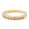 Bague 50 Bague demi-alliance en or jaune avec diamants 58 Facettes 990258CN