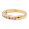 Bague 50 Bague demi-alliance en or jaune avec diamants 58 Facettes 990258CN