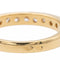 Bague 50 Bague demi-alliance en or jaune avec diamants 58 Facettes 990258CN