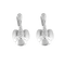 Boucles d'oreilles Boucheron - Boucles d'oreilles motif floral en or blanc et diamants 58 Facettes BO/240029
