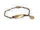 Bracelet Bracelet gourmette bébé en or jaune 18 carats 58 Facettes 997389CN
