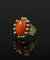 Bague Cornucopia - Bague en or jaune 18 ct et cornaline cabochon 58 Facettes