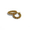 Boucles d'oreilles Créoles cordon ovales en or jaune 18K 58 Facettes REF2565-333