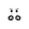 Boucles d'oreilles SUSIE OTERO - Boucles d'oreilles Carrousel Onyx Diamants 58 Facettes DV0376-3