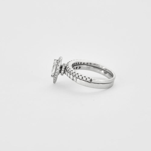 Bague 55 Bague Diamant poire 0.70ct 58 Facettes DV0423-1