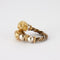 Bague 48 ZOLOTAS - Bague Têtes de lion Argent et Or jaune 58 Facettes KZ2