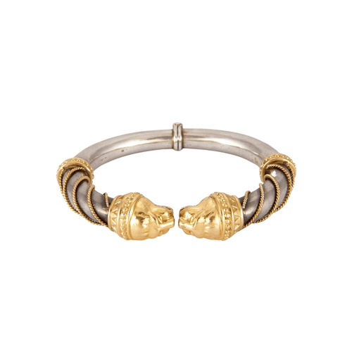 Bracelet ZOLOTAS - Bracelet torque têtes de lion 58 Facettes KZ1