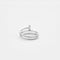 Bague 55 CARTIER - bague JUSTE UN CLOU or gris diamants 58 Facettes DV0491-1