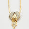 Collier Parure transformable collier-broche en platine, or jaune, diamants 58 Facettes DV0493-2