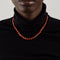 Collier Collier or jaune billes de corail 58 Facettes DV0362-3