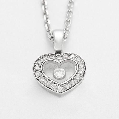 Collier CHOPARD - Happy Diamonds Icons - Collier en or gris 58 Facettes DV0509-2