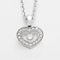 Collier CHOPARD - Happy Diamonds Icons - Collier en or gris 58 Facettes DV0509-2