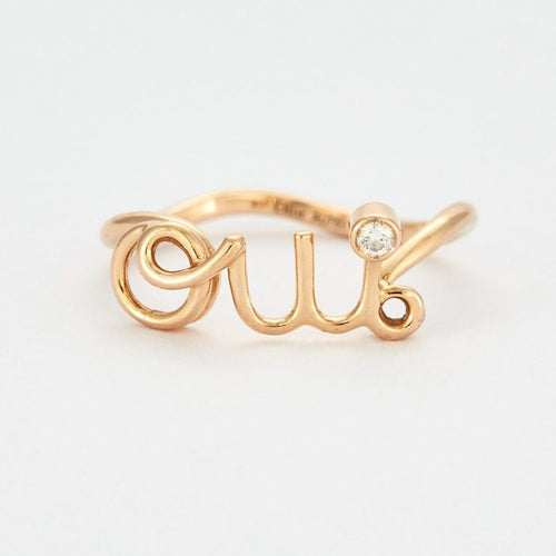 Bague 54 DIOR - AMOUR - Bague jonc en or jaune 58 Facettes DV0518-1-54-22