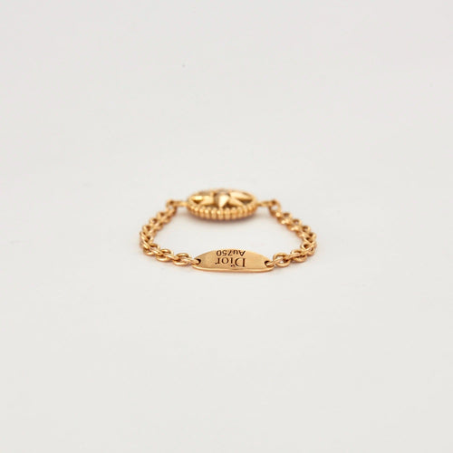 Bague 56 DIOR - ROSE DES VENTS  Bague souple en or rose 58 Facettes DV0518-2bis