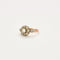 Bague 49 Bague à motif floral en or rose, or gris, et diamants 58 Facettes DV0528-1