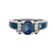 Bague 54 KORLOFF - Bague Saphirs et diamants sertis sur or blanc 58 Facettes DV0511-1