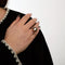 Bague 55 Rare Bague à poison en or jaune et émail 58 Facettes DV0539 - 1
