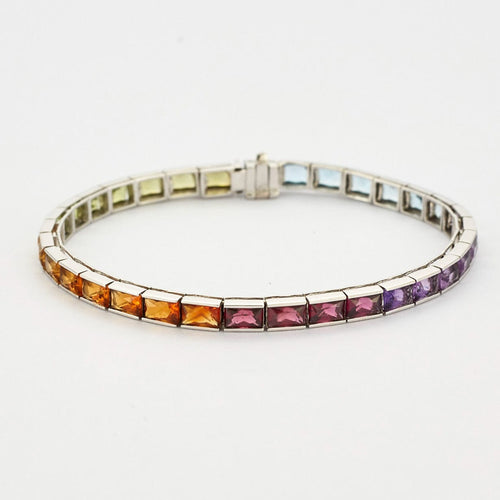 Bracelet H. Stern- Bracelet-  Rainbow en or blanc et pierres de couleurs 58 Facettes DV0502-2