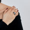 Bague 53 MAUBOUSSIN - Bonbon Bleu - Or gris Saphir et diamants 58 Facettes DV0564-1