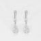 Boucles d'oreilles Boucles d'oreilles en or gris et  diamants 58 Facettes DV1537-2