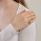 Bague Bague or jaune et émeraude, diamants. 58 Facettes DV0569-3