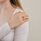 Bague Bague marguerite or saphir et diamants 58 Facettes DV0569- 7
