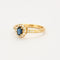 Bague Bague marguerite or saphir et diamants 58 Facettes DV0569- 7