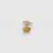 Boucles d'oreilles Paire de puces d'oreilles or 14K et diamant jaune 58 Facettes DV2085-1