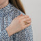 Bague Bague en or jaune citrine taillée en poire. 58 Facettes DV2211-2