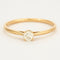 Bague 55 GEMMYO - Baby Lady - Bague solitaire en or jaune 58 Facettes DV1998-2