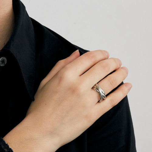 Bague Bague Cartier Trinity 58 Facettes DV0581-1