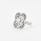 Bague 53 Bague en or gris et diamants 58 Facettes DV2329-3