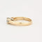 Bague 53 Bague solitaire en or jaune et diamants 58 Facettes DV0574 - 1