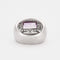 Bague 53 Poiray - Bague Thessalie or blanc, diamants et améthyste 58 Facettes DV1747-9
