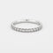 Bague 51 Alliance américaine or gris et diamants 58 Facettes DV0595-2