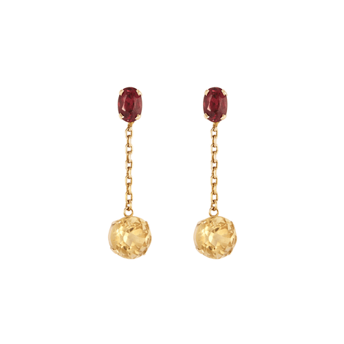 Boucles d'oreilles Boucles d'oreilles Citrine 58 Facettes DV2211-5