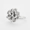 Bague 54 Bague fleur - or blanc 58 Facettes DV0597-6