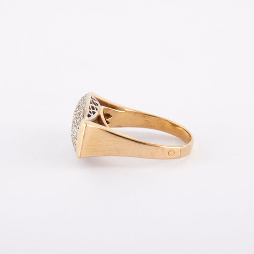 Bague 57 Bague Pavage Diamants 58 Facettes DV0022-2